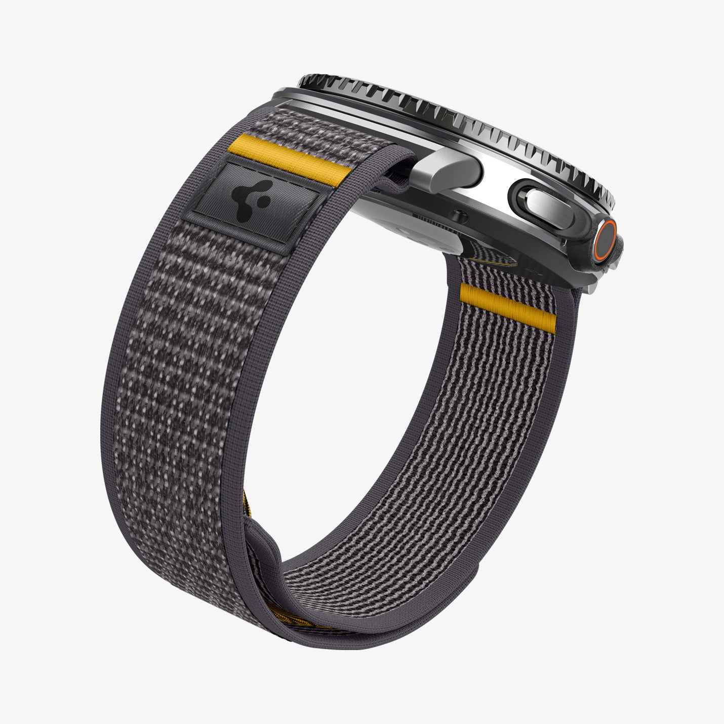 AMP10112 - Galaxy Watch 8 (44mm) Athlex Air in Active Gray showing the front, partial sides, inner side and bottom