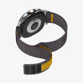 AMP10112 - Galaxy Watch 8 (44mm) Athlex Air in Active Gray showing the back, partial sides, inner side and bottom