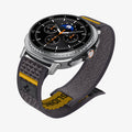 AMP10112 - Galaxy Watch 8 (44mm) Athlex Air in Active Gray showing the front and partial inside of band