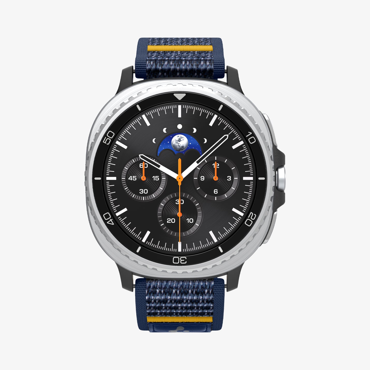 AMP10114 - Galaxy Watch 8 Series Band Athlex Air in active navy showing the front