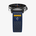 AMP10114 - Galaxy Watch 8 Series Band Athlex Air in active navy showing the bottom and partial front