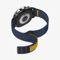 AMP10114 - Galaxy Watch 8 Series Band Athlex Air in active navy showing the back and band bending back slightly