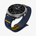 AMP10114 - Galaxy Watch 8 Series Band Athlex Air in active navy showing the front, side and inside of band