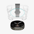 AGL09874 - Galaxy Watch 8 40mm GLAS.tR EZ Fit showing the ez fit tray and screen protector hovering above the watch face