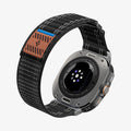 AMP10146 - Galaxy Watch Ultra WBF0 in black showing the partial side and back, inner side and bottom zoomed in