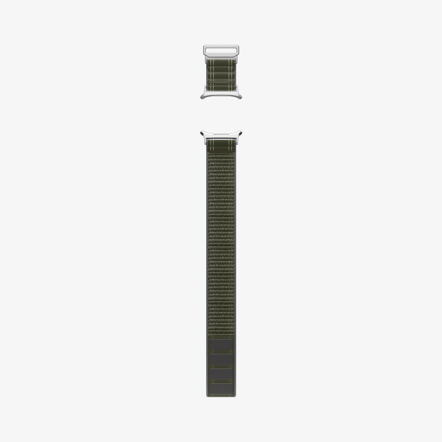 AMP10147 - Galaxy Watch Ultra WBF0 in green showing the band laid out flat