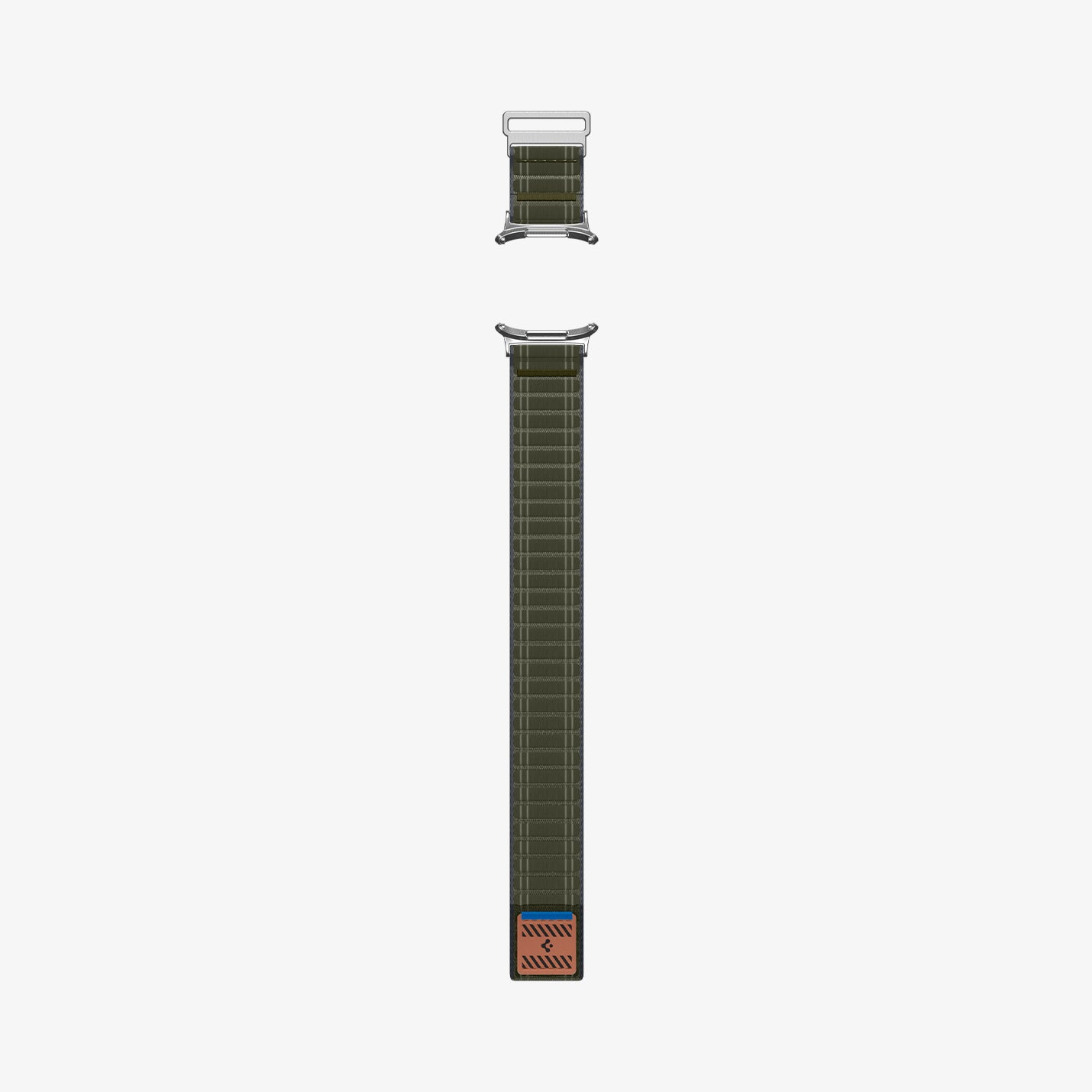AMP10147 - Galaxy Watch Ultra WBF0 in green showing the band laid out flat