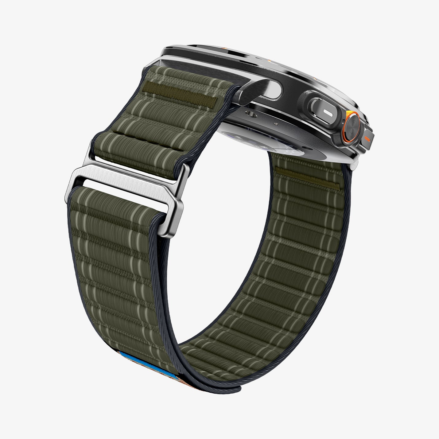 AMP10147 - Galaxy Watch Ultra WBF0 in green showing the partial side, partial back, inner sides and partial bottom