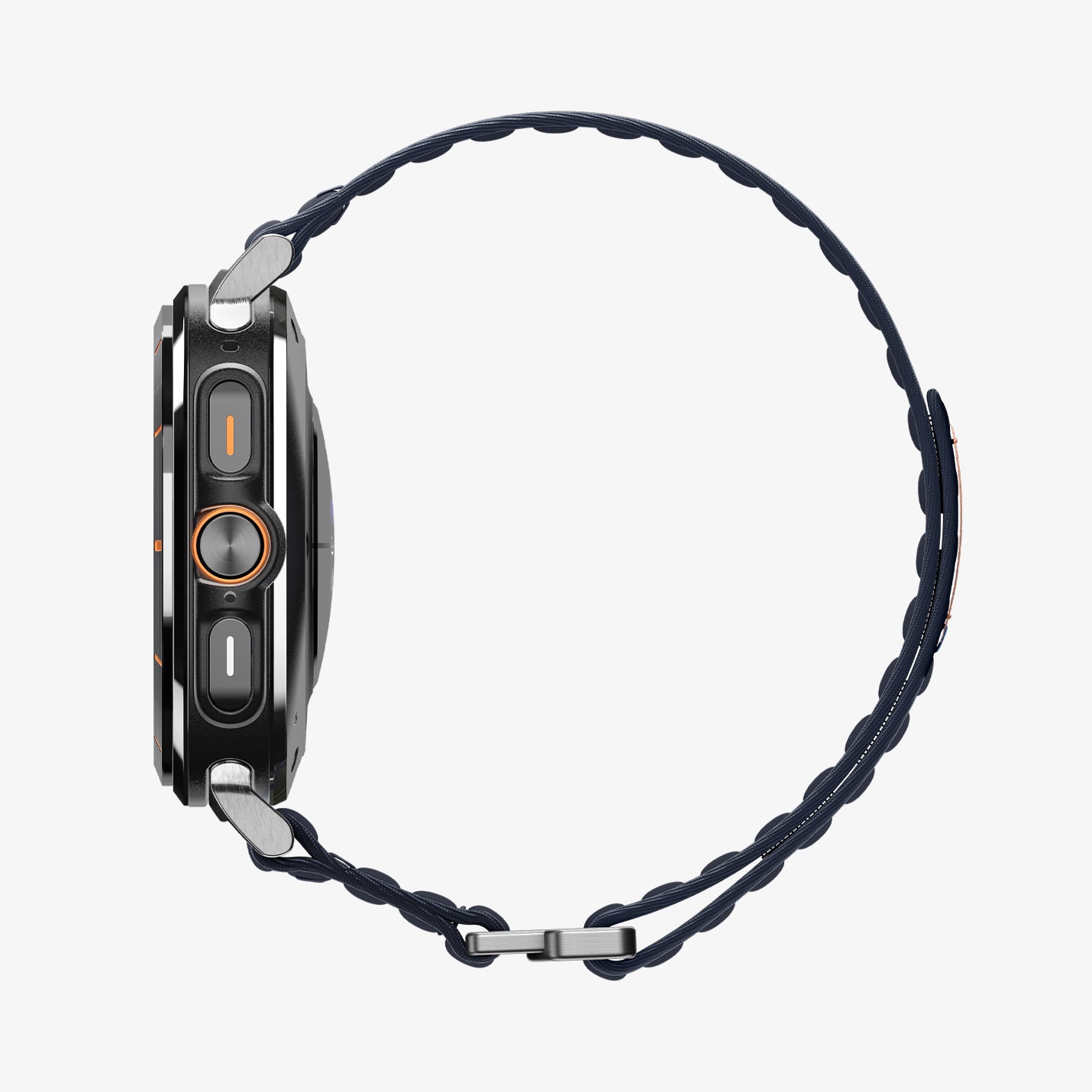 AMP10148 - Galaxy Watch Ultra WBF0 in navy showing the side