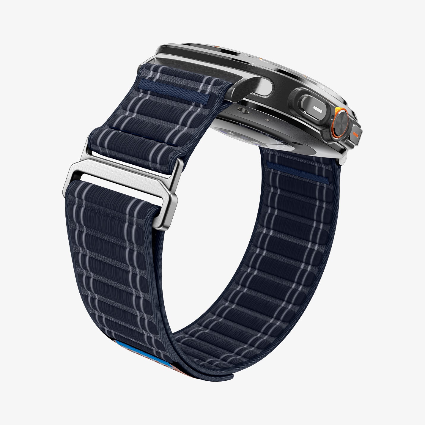 AMP10148 - Galaxy Watch Ultra WBF0 in navy showing the partial side, partial back, inner sides and partial bottom