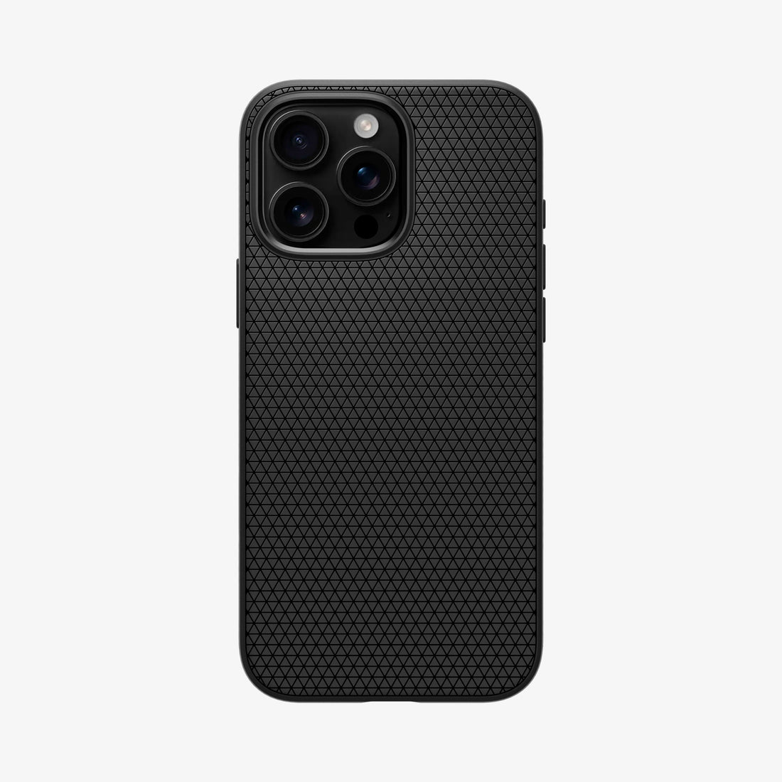 ACS09116 - iPhone 16 Pro Case Liquid Air T (MagFit + Camera Control) in Matte Black showing the back
