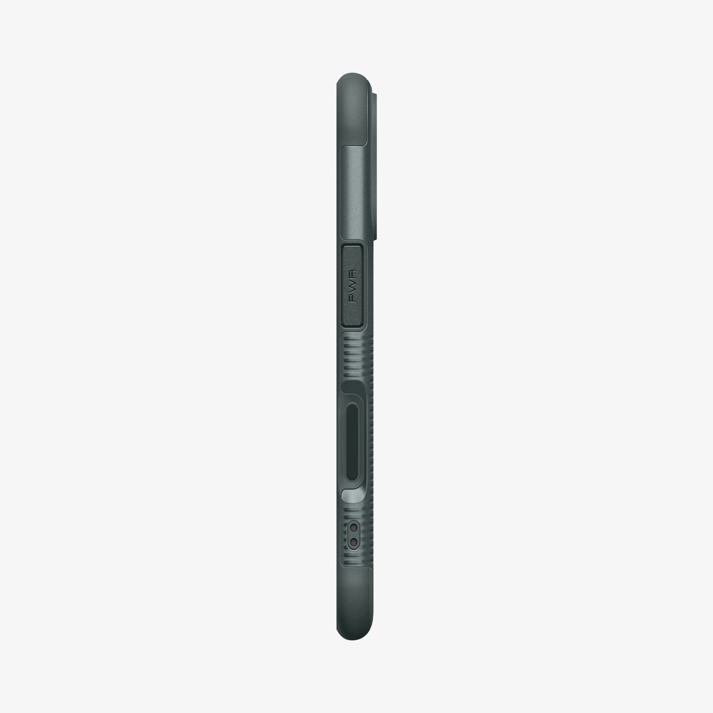 ACS09688 - iPhone 17 Slim Armor (MagFit) in Abyss Green showing the side