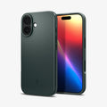 ACS09970 - iPhone 17 Thin Fit (MagFit) in Abyss Green showing the back, partial front and sides