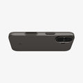 ACS09971 - iPhone 17 Thin Fit (MagFit) in Gunmetal showing the bottom of case