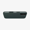 ACS09970 - iPhone 17 Thin Fit (MagFit) in Abyss Green showing the bottom of case