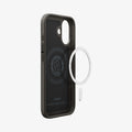 ACS09971 - iPhone 17 Thin Fit (MagFit) in Gunmetal showing inside with magfit magnet