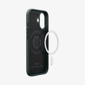 ACS09970 - iPhone 17 Thin Fit (MagFit) in Abyss Green showing inside with magfit magnet