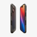ACS09971 - iPhone 17 Thin Fit (MagFit) in Gunmetal showing the partial back, partial front, and sides