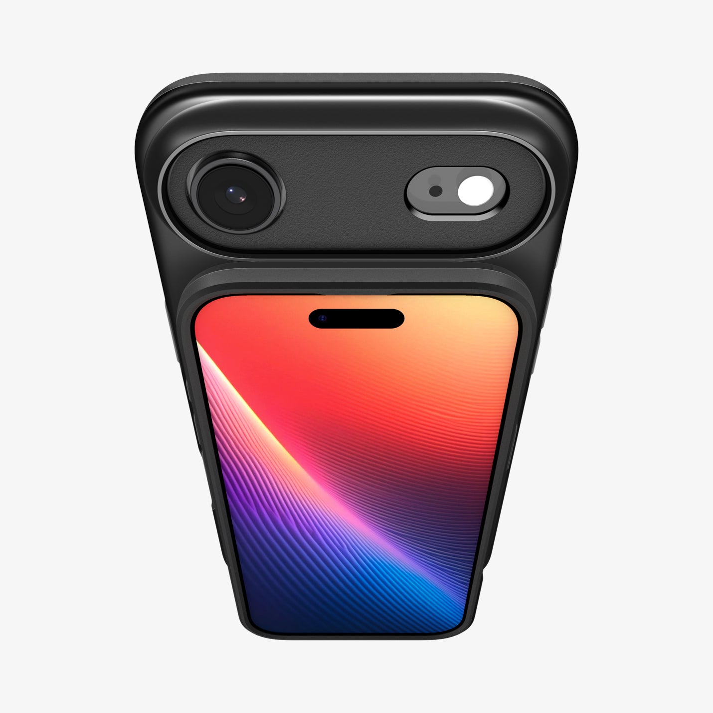 ACS09916 - iPhone 17 Air Thin Fit (MagFit) in Black showing front and back part with camera