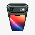 ACS09917 - iPhone 17 Air Thin Fit (MagFit) in Abyss Green showing front and back part with camera