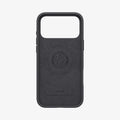 ACS09955 - iPhone 17 Pro Silicone Fit (MagFit) Case in black showing the inside of case