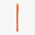 ACS11378 - iPhone 17 Pro Silicone Fit (Mag Fit) in Cosmic Orange showing the side