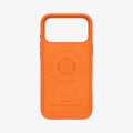 ACS11378 - iPhone 17 Pro Silicone Fit (Mag Fit) in Cosmic Orange showing the inside of case