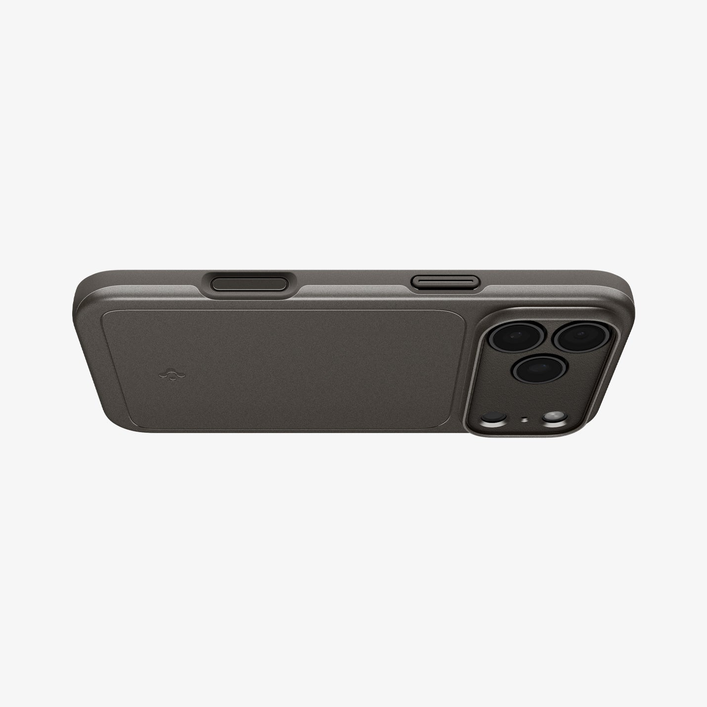ACS09881ACS09881 - iPhone 17 Pro Max Thin Fit (MagFit) in Gunmetal showing the bottom of case