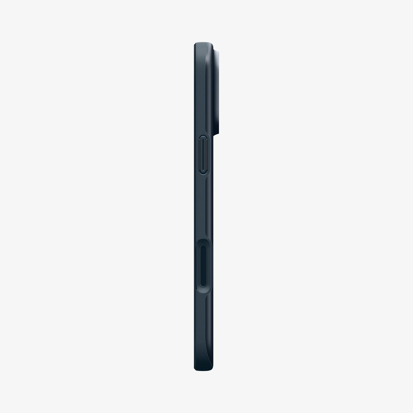 ACS09882 - iPhone 17 Pro Max Thin Fit (MagFit) in Metal Slate showing the side