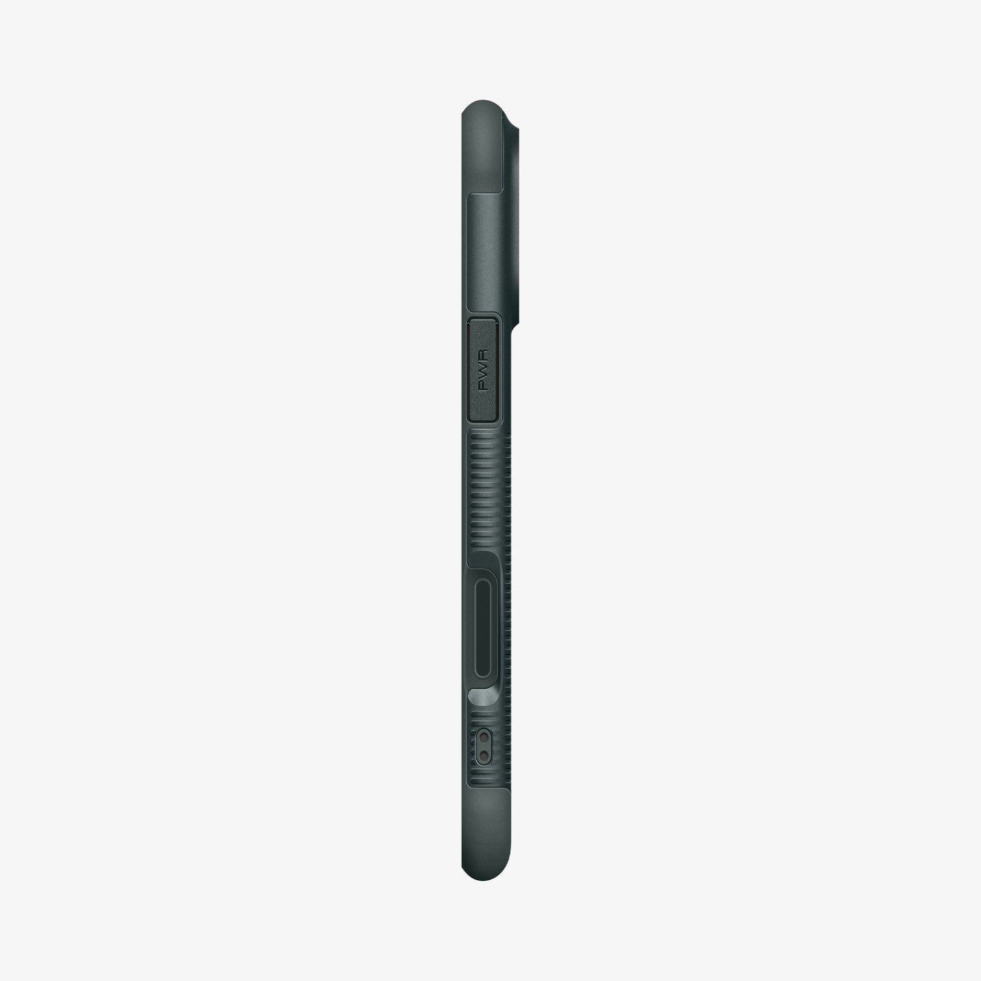 ACS09673 - iPhone 17 Pro Max Slim Armor (MagFit) in Abyss Green showing the side