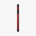 055CS24040 - iPhone 7 Plus Case Tough Armor 2 in Red showing the side with side buttons