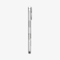 ACS09648 - iPhone 17 Crystal Flex (MagFit) in Clear White showing the side