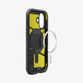 ACS09984 - iPhone 17 Case Tough Armor T AI (MagFit) in black showing the inside magnet ring layers