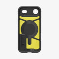 ACS09928 - iPhone 17 Air Case Tough Armor T AI (MagFit) in black showing the inside of case