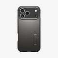 ACS09951 - iPhone 17 Pro Case Tough Armor T AI (MagFit) in gunmetal showing the back