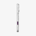 ACS12332 - iPhone 18 Pro Max / iPhone 17 Pro Max Ultra Hybrid T (Mag Fit) in Clear Dark Cherry showing the side