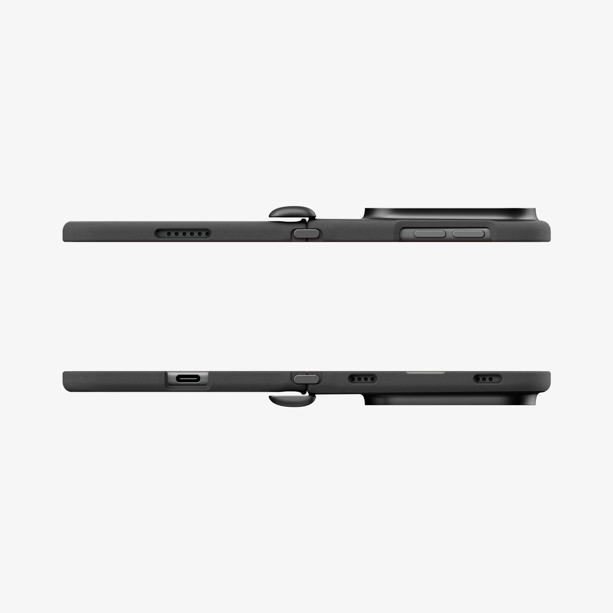 ACS11694 - iPhone Duo Air Fit Pro (Mag Fit) showing the slim side profile with accessible button cutouts and reinforced edges