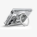 ACS11782 - iPhone Duo  Ultra Hybrid Pro S (Mag Fit) showing the built-in circular kickstand supporting the device in landscape mode