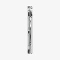 ACS11782 - iPhone Duo  Ultra Hybrid Pro S (Mag Fit) showing the slim side profile of the clear case with raised button covers
