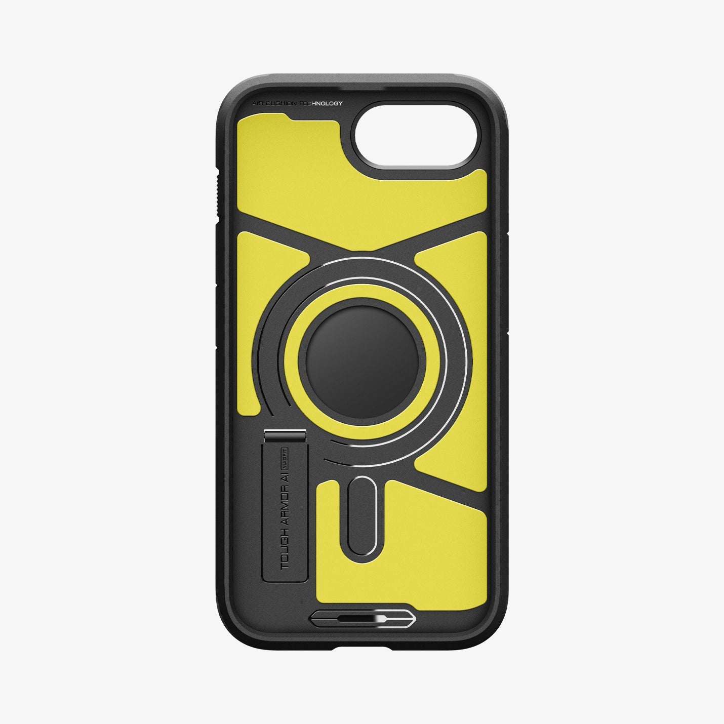 ACS09137 - iPhone 16e Case Tough Armor AI (MagFit) in Black showing the inner