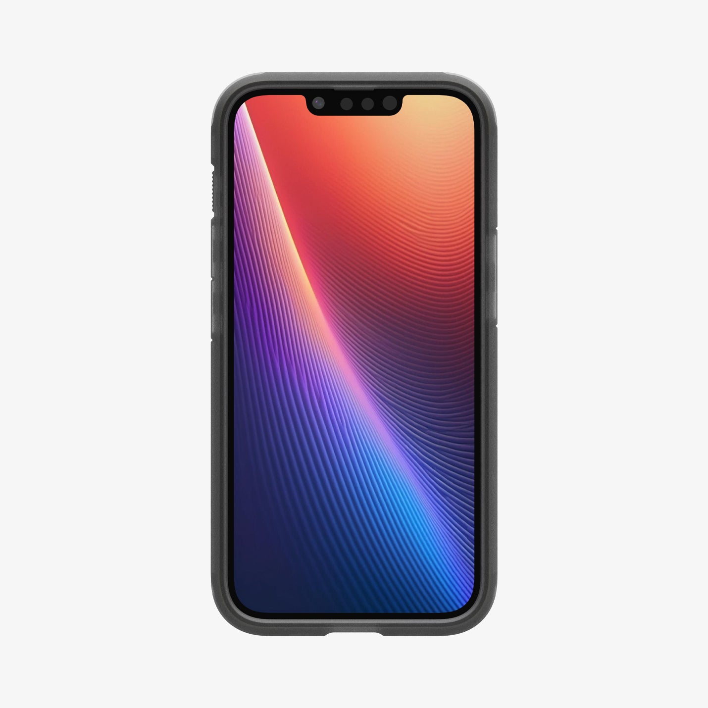 ACS09138 - iPhone 16e Case Tough Armor AI (MagFit) in Frost Black showing the front
