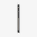 ACS09136 - iPhone 16e Case Tough Armor AI (MagFit) in Gunmetal showing the side