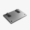 AMP10402 - Slim Fold Laptop Stand | LD201-S2 showing stands on bottom of laptop propped up
