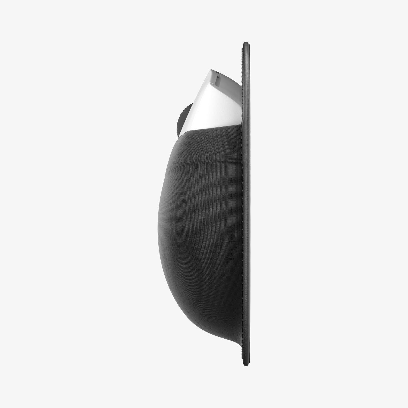 APP11227 - Laptop/Tablet Mouse Holder | LD220 in Black showing side with a mouse.