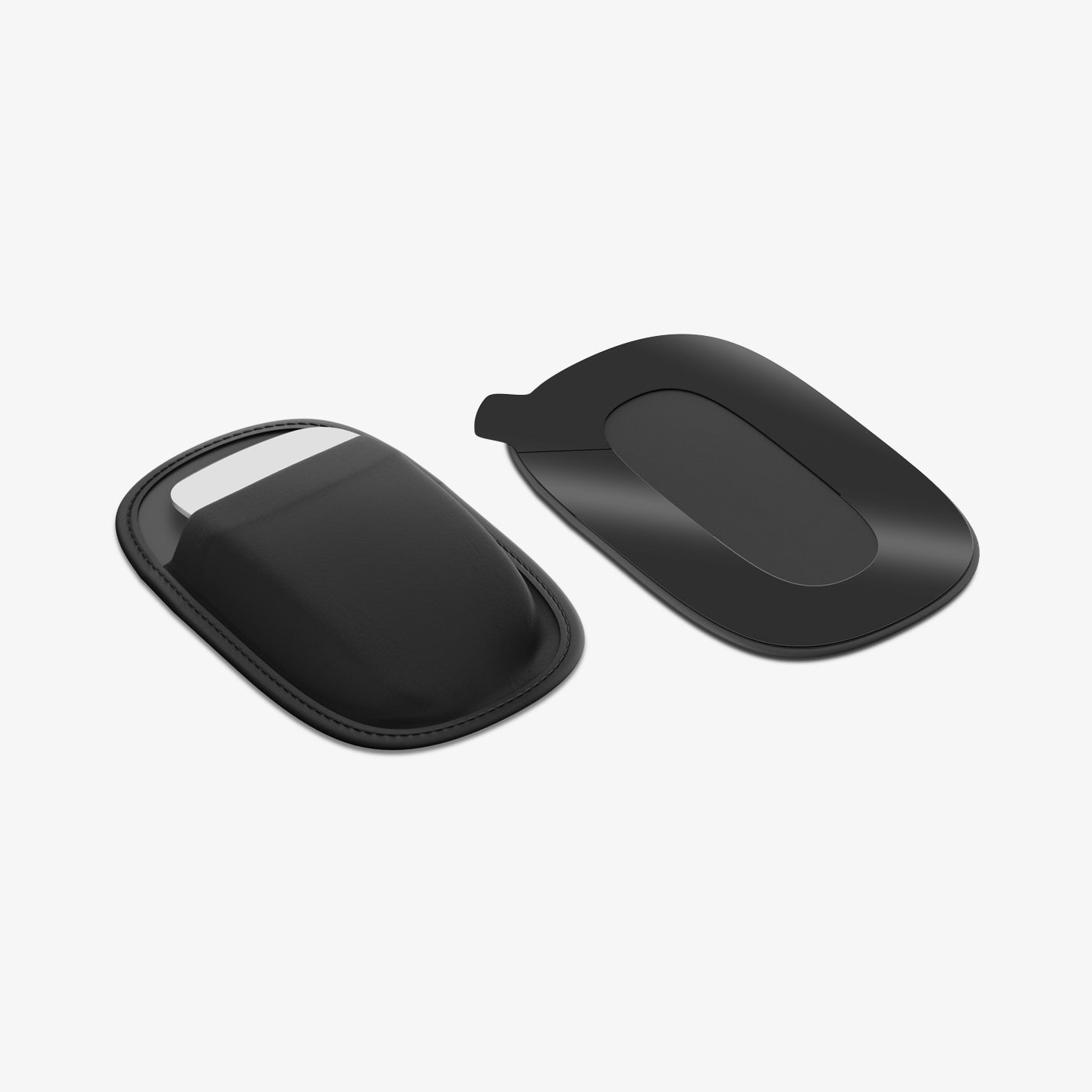 APP11227 - Laptop/Tablet Mouse Holder | LD220 in Black showing front and back.