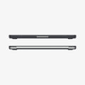 ACS11267 - MacBook Air 15-inch Nano Pop Black Sesame showing front and rear edge views of the laptop case with a slim fitted profile