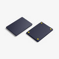 ACS11266 - MacBook Air 15-inch Nano Pop Blueberry Navy showing top and bottom views of the closed laptop case with raised feet