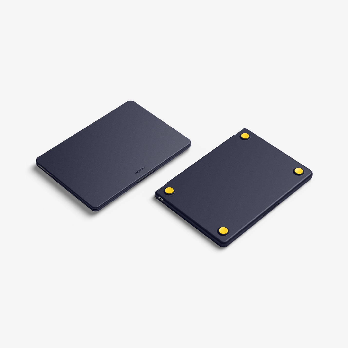 ACS11266 - MacBook Air 15-inch Nano Pop Blueberry Navy showing top and bottom views of the closed laptop case with raised feet