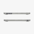 ACS10974 - MacBook Air 13-inch in Heather Gray showing the sides