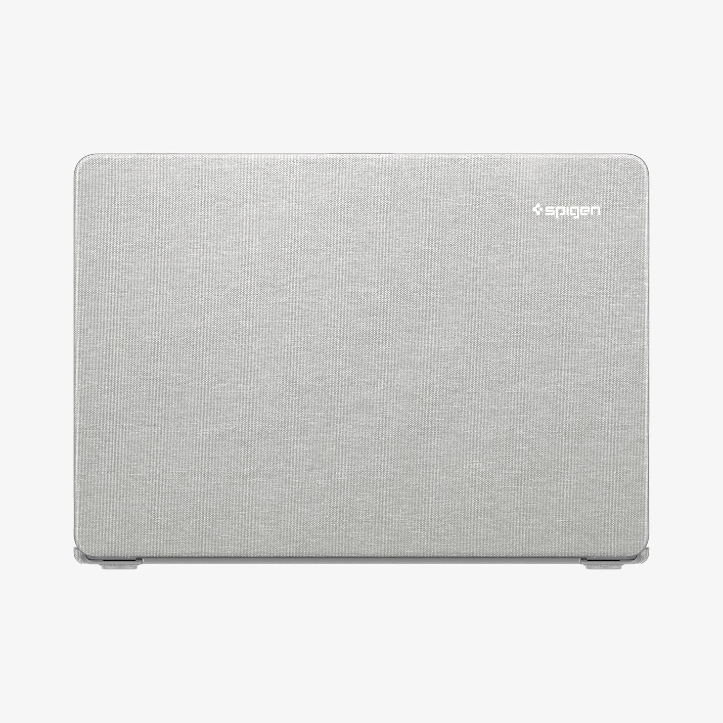 ACS10974 - MacBook Air 13-inch in Heather Gray showing the top